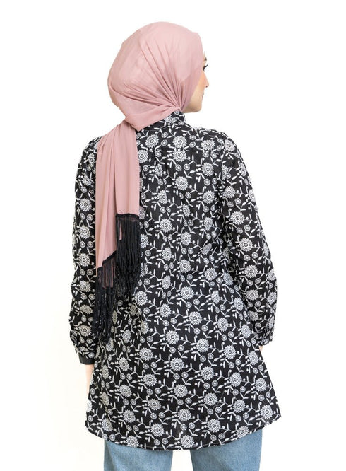 Design 15 Cloak Printed Blouse - Khotwh