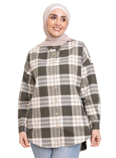 Design 17 Checkered O - V Shirt - Khotwh
