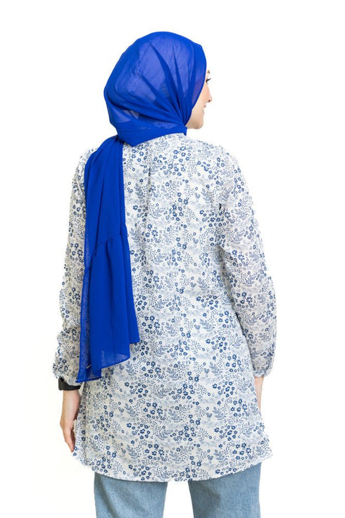 Design 18 Cloak Printed Blouse - Khotwh