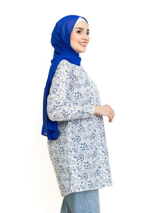 Design 18 Cloak Printed Blouse - Khotwh