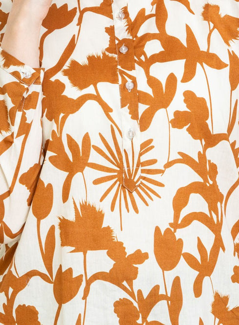 Design 19 Cloak Printed Blouse - Khotwh