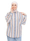 Design 2 - Beige Stripped Over - Size Shirt - Khotwh