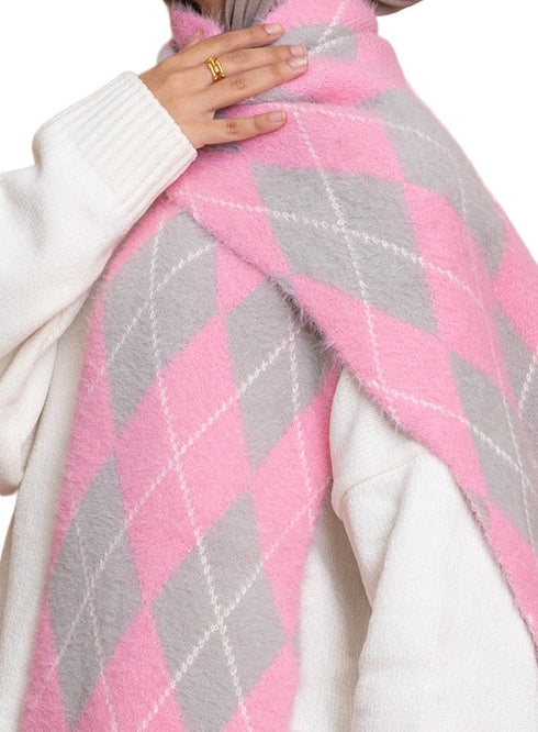 Design 2 Fluffy - Rhombus Scarf - Khotwh