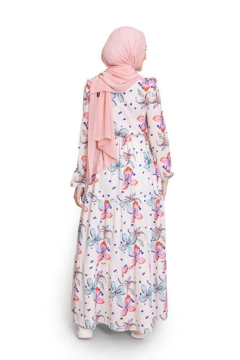 Design 2 Printed Tiered Dress - Khotwh