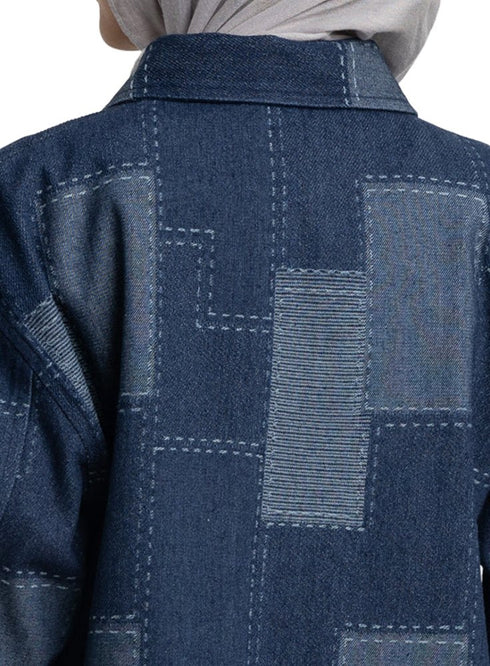Design 2 RD - Jacquard Denim Jacket - Khotwh