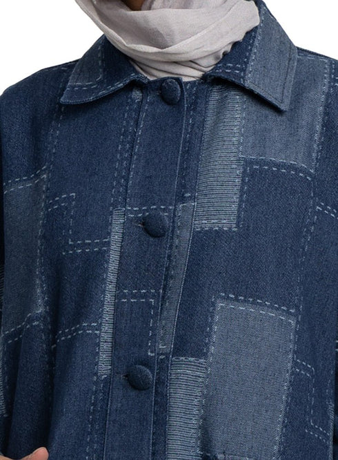 Design 2 RD - Jacquard Denim Jacket - Khotwh