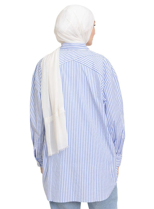 Design 2 RD - Striped Poplin Shirt - Khotwh