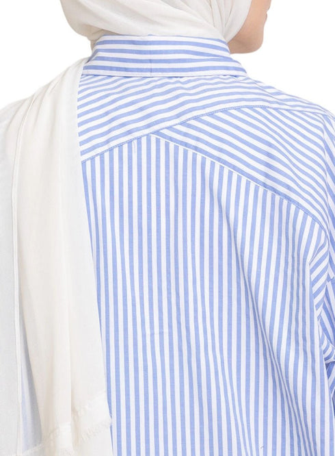 Design 2 RD - Striped Poplin Shirt - Khotwh