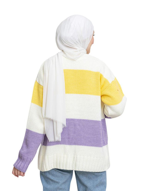 Design 2 Striped Cardigan - Khotwh