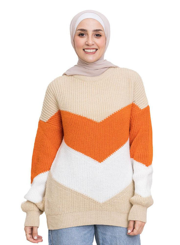 Design 2 Z - Striped Pullover - Khotwh