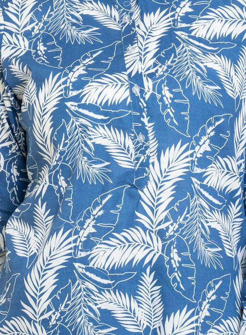 Design 21 Cloak Printed Blouse - Khotwh