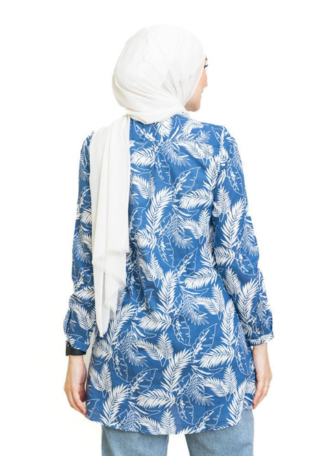 Design 21 Cloak Printed Blouse - Khotwh