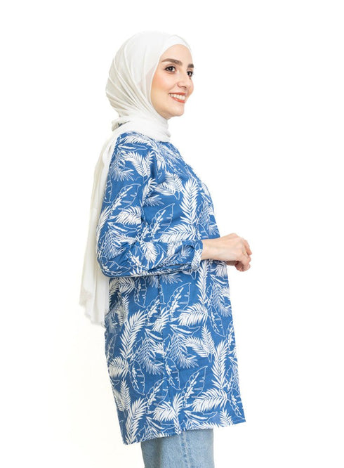 Design 21 Cloak Printed Blouse - Khotwh