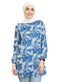 Design 21 Cloak Printed Blouse - Khotwh