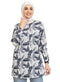 Design 22 Cloak Printed Blouse - Khotwh