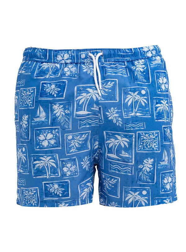 Design 23 Printed Beach Short - Khotwh