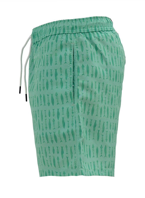 Design 24 Printed Beach Short - Khotwh