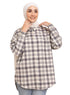 Design 25 Checkered O - V Shirt - Khotwh