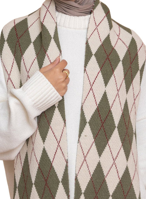 Design 3 Andy - Rhombus Scarf - Khotwh