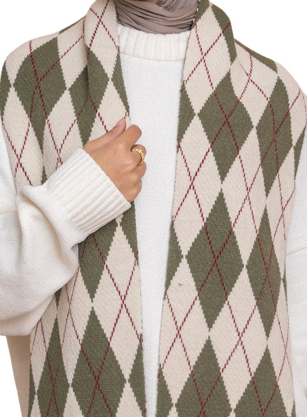 Design 3 Andy - Rhombus Scarf - Khotwh