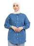 Design 3 - Cool Ice E - Over Size Denim Shirt - Khotwh