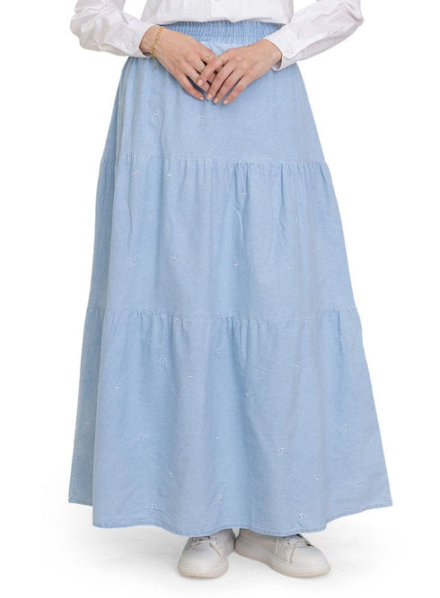 Design 3 Embroidered Skirt - Khotwh