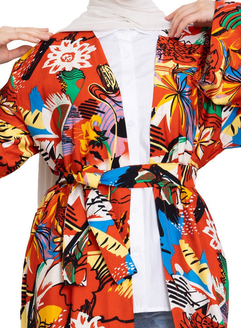 Design 3 Printed Kimono - Khotwh
