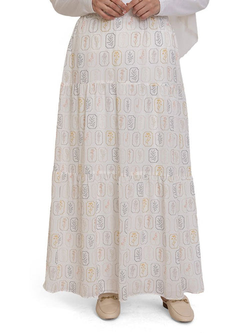 Design 3 Printed Skirt - Khotwh