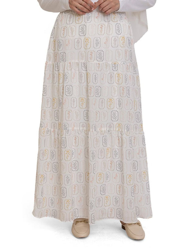 Design 3 Printed Skirt - Khotwh