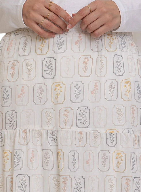 Design 3 Printed Skirt - Khotwh