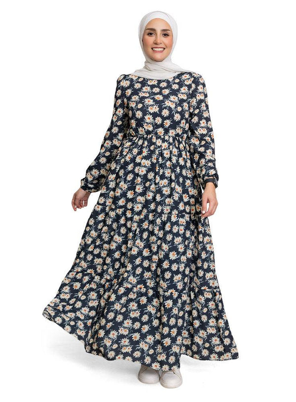 Design 3 Printed Tiered Dress - Khotwh
