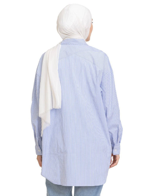 Design 3 RD - Striped Poplin Shirt - Khotwh