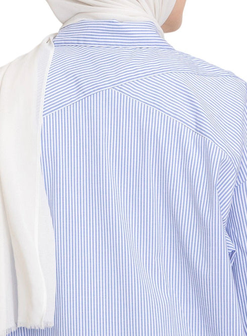 Design 3 RD - Striped Poplin Shirt - Khotwh