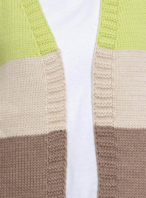 Design 3 Striped Cardigan - Khotwh