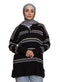 Design 3 Striped Knitted Polo Pullover - Khotwh