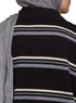 Design 3 Striped Knitted Polo Pullover - Khotwh