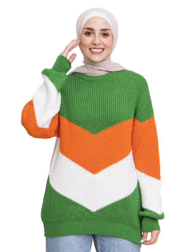 Design 3 Z - Striped Pullover - Khotwh