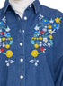 Design 4 - Blue E - Over Size Denim Shirt - Khotwh