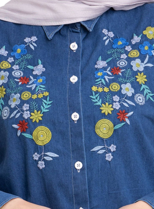 Design 4 - Ice E - Over Size Denim Shirt - Khotwh