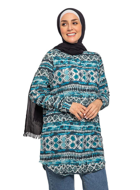 Design 4 L.Printed Blouse - Khotwh