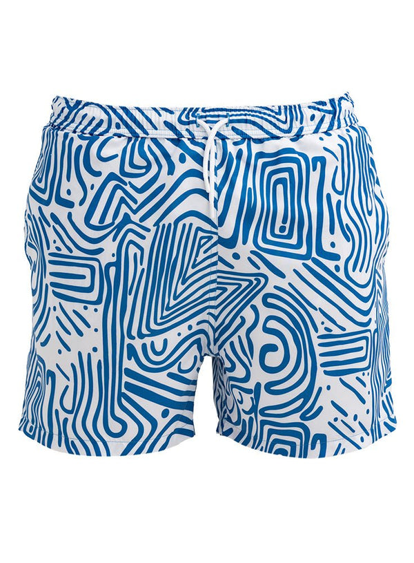 Design 4 Printed Beach Short - Khotwh