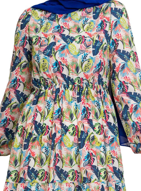 Design 4 Printed Tiered Dress - Khotwh