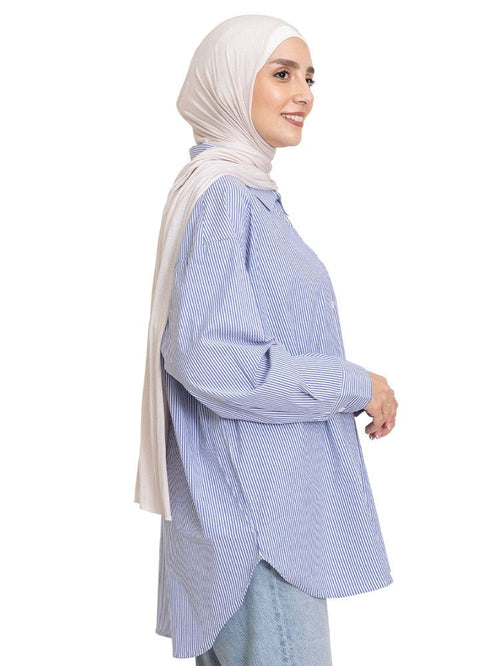 Design 4 RD - Striped Poplin Shirt - Khotwh