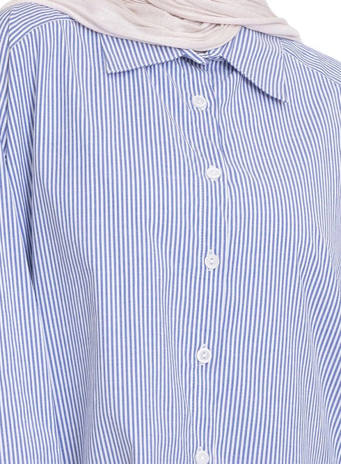 Design 4 RD - Striped Poplin Shirt - Khotwh