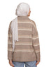 Design 4 Striped Knitted Polo Pullover - Khotwh