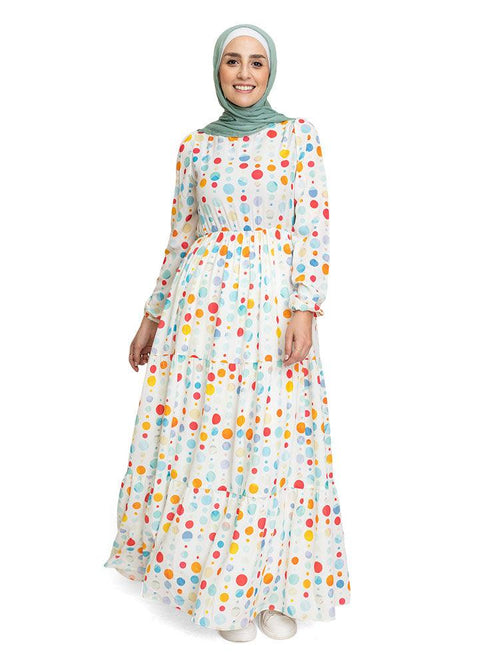 Design 5 Printed Tiered Dress - Khotwh