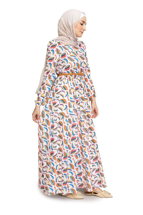 Design 6 Printed Tiered Dress - Khotwh