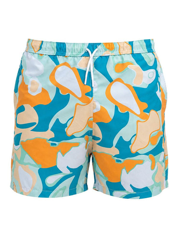 Design 7 Printed Beach Short - Khotwh