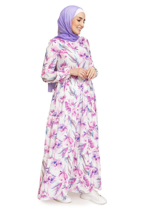 Design 7 Printed Tiered Dress - Khotwh