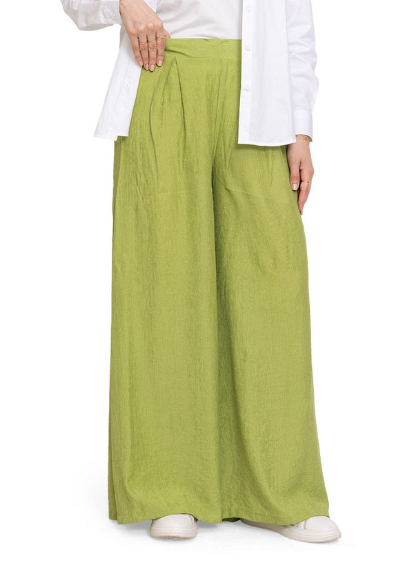 Design1 - Kiwi Linen2 - Wide Leg - Khotwh
